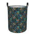 thumbnail image 6 of Lsque Owl Doodle pattern Laundry Hamper Basket, Tall Woven Rope Hamper Basket for Clothes, Lightweight Storage Basket, Collapsible Waterproof-Small, 6 of 8