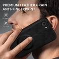 thumbnail image 5 of Magsafe Case Compatible with Apple iPhone 7 / 8 / SE 2022 & 2020, Slim Fit Premium PU Leather + PC Bumper Rugged Anti-Scratch Shockproof Minimalist Phone Case for iPhone 7 / 8 / SE 2022 & 2020, Black, 5 of 10