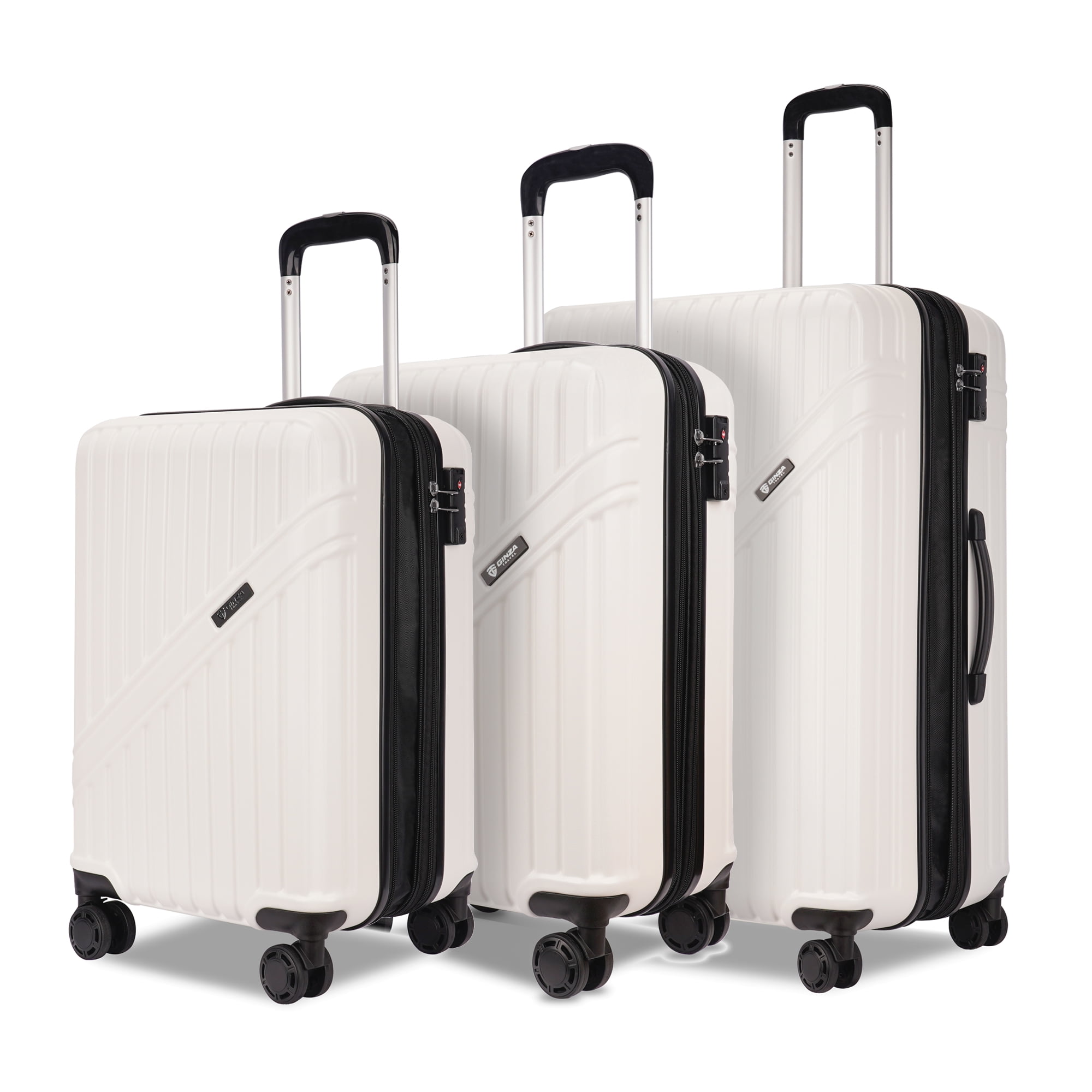 Ginza Travel 3-Piece Expandable Hard Luggage Sets ,20