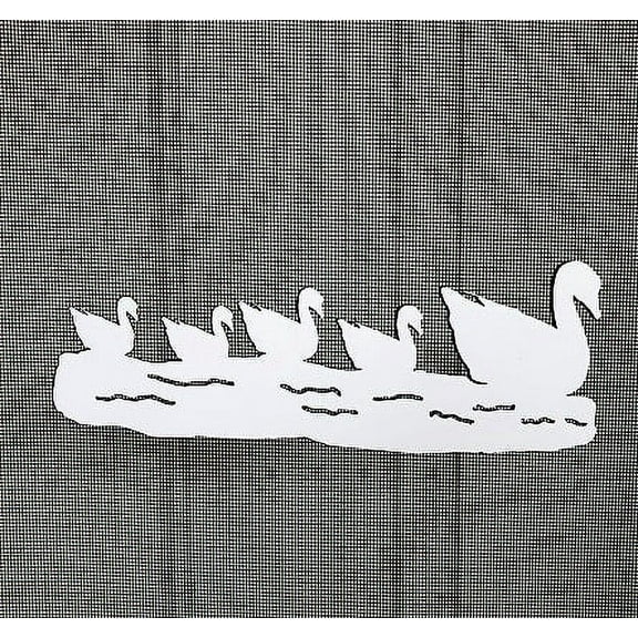 DCentral DUCK FAMILY Flexible Screen Magnet: Double-Sided Décor; For NON-RETRACTABLE Screens, Multipurpose, Helps to Stop Walking into screens, Covers small tears in Screens, Size L 4.4" x W 7.6 "
