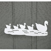 DCentral DUCK FAMILY Flexible Screen Magnet: Double-Sided Dcor; For NON-RETRACTABLE Screens, Multipurpose, Helps to Stop Walking into screens, Covers small tears in Screens, Size L 4.4" x W 7.6 "