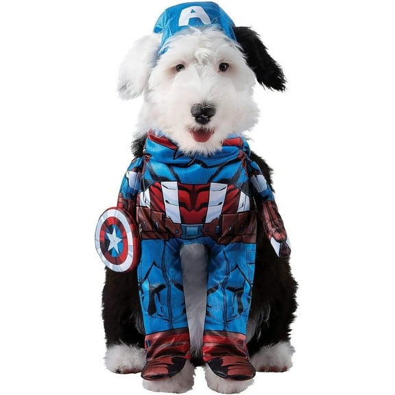 Captain America Dog Costume-Large