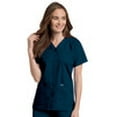 thumbnail image 5 of Landau Essentials Relaxed Fit 4-Pocket V-Neck Scrub Top for Women 8232, 5 of 10