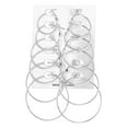 thumbnail image 4 of 6 pares de pendientes colgantes circures con aro grande para mujer, Pta Hugo Pendientes de aro grandes, 4 of 10