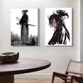 thumbnail image 4 of Póster de arte de guerrero Bushido Vagabond de Miyamoto Musashi, manga de anime japonés vintage, pintura en lienzo, impresiones de pared, imagen para decoración del hogar, 4 of 5