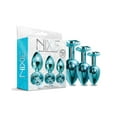 thumbnail image 3 of Global Novelties, Nixie Metal Anal Plug Trainer Set Blue Metallic, 3 of 5