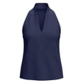 thumbnail image 5 of GUACER Womens Halter V-Neck Tank Tops Casual Sleeveless Blouses for Summer Work & Weekend, 5 of 7