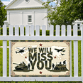 thumbnail image 5 of LUUFILx Military Farewell Camouflage Theme Backdrop Banner Sign Background Decoration Retirement Party Supplies Veterans Day Photography Repeatable Design, 5 of 8