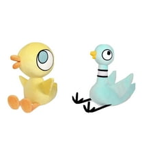 Dont Let Pigeon Drive & Duckling Ducky Set 14" Stuffed Plush Kohls MO WILLEMS New