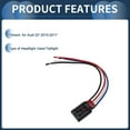 thumbnail image 4 of No.7N0972704 Conjunto de arnés de cableado de faros para Audi Q7 2015-2017 Luz trasera 15cm 1 Pc, 4 of 7