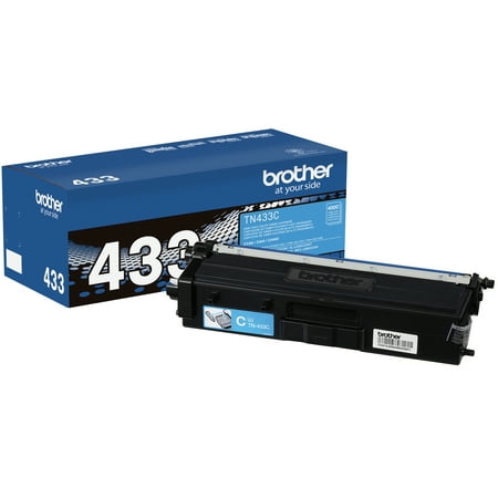UPC: 0012502646105 | Brother Genuine High Yield Toner Cartridge  TN433C  Replacement Cyan Toner  Page Yield Up To 4 500 Pages