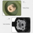 thumbnail image 3 of Convertidor de tanque de gas de horno de casete Válvula de transferencia Adaptador de tanque de propano (verde), 3 of 4