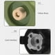 thumbnail image 4 of Adaptador de tanque de gas Cassette Horno Convertidor Válvula de transferencia Propano Verde, 4 of 4