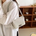 thumbnail image 5 of Bolso rómbico para las axilas, bolso de hombro, bolso cuadrado pequeño de un solo hombro de cuero artificial a la moda, 5 of 5