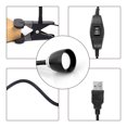 thumbnail image 2 of Lámpara de escritorio LED de 1 pieza, lámpara de abrazadera USB Protección ocular de luz suave de lectura flexible, negro TUNC Sencillez, 2 of 4