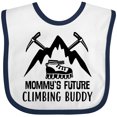 thumbnail image 3 of Inktastic Rock Climber Mommy Climbing Buddy Boys or Girls Baby Bib, 3 of 4