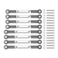 thumbnail image 2 of fastboy Ensemble de 8 Barres de Direction pour MN WPL 1/16 C14 Accessoires de Voiture RC Titane, 2 of 6