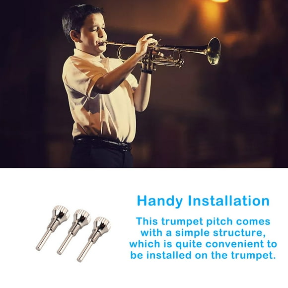 Pack of 3 Trumpet Pitch Compact Size Metal Part Practical Replacement Screws for Beginners Replaced Part Woodwind Accessories Handy Installation Pipe Screw