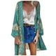 thumbnail image 1 of Moda mujer estampado Casual playa cárdigan blusa chal suelta Top prendas de vestir Fridja hkj2212, 1 of 6