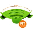 thumbnail image 6 of Cheer Collection Silicone Clip on Pot Strainer, Heat-resistant Snap-On Strainer for Pasta, Noodles, Rice, Meats and Vegetables, 6 of 7