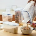 thumbnail image 5 of LocknLock Pantry Rectangular Storage Container Set, 4-Piece, Clear, 5 of 8