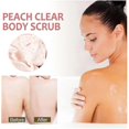 thumbnail image 3 of Peach Scrub Moisturizing Moisturizing Cleansing Softening Chicken Skin Horny Rubbing Mud Treasure Ice Cream Scrub, 3 of 5