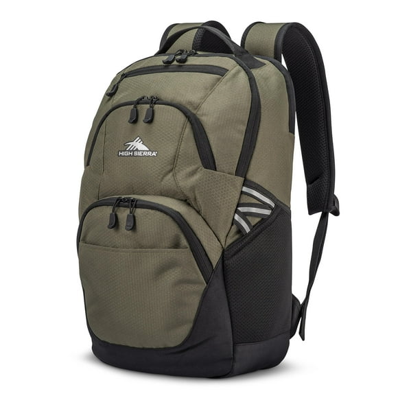 Mochila High Sierra Swoop, ligera, 30 litros de capacidad, color oliva