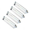 thumbnail image 1 of 4pcs 6 Inch Clear Optical Lens Glass Triangular Prism for Photography Science Classroom Rainbow Maker Art Decor, 1 of 6