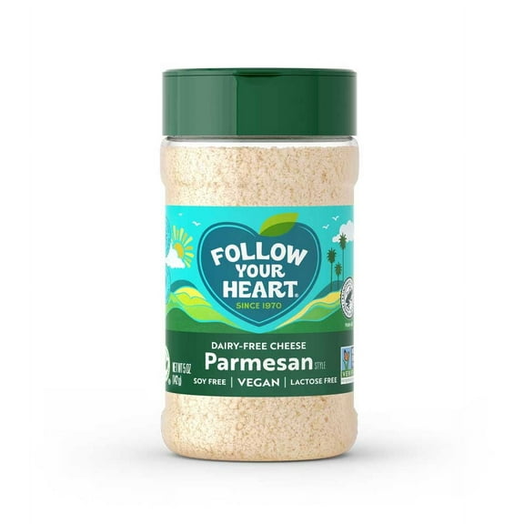 Follow Your Heart Parmesan Style Grated Cheese Alternative, 5 Ounce -- 8 per case.