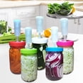 thumbnail image 5 of Litake 6Pcs Fermentation Lids Set with Airlocks Fermentation Kit for Wide Mouth Jars Home Kimchi Pickle Making Kit for Wide Mouth Mason Jar for Sauerkraut,Vegetables and Other Fermented Food, 5 of 6