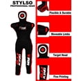 thumbnail image 2 of Dummy Stylus Wrestling Grappling, sin relleno, 5 pies/152 cm, negro, 2 of 6
