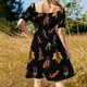 thumbnail image 5 of Superhéroes - Vestido plateado de manga corta, elegante vestido de novia para invitada, traje de verano para mujer, elegante vestido de fiesta para mujer, 5 of 7