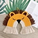 thumbnail image 2 of Animal Macrame Rainbow Wall Hanging Baby Room Decoration Nordic Handmade Woven Macrame Rainbow Ornament Baby Room Decor heqiyong LED, 2 of 2