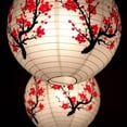 thumbnail image 6 of Pekkaxy Plum Blossom Paper Lamp 12in 14in, Handcrafted Cut-Out Design Soft Diffused Light, Plug-In Hanging Fixture for Bedroom Living Room Ceiling, 6 of 9