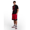 thumbnail image 6 of AND1 Men's and Big Men's All Court Colorblock Short, 11" inseam, up to Size 5XL, 6 of 7