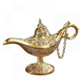 thumbnail image 1 of 2025 Metal Carved Aladdin Lamp Magic Vintage Home Tea Oil, 1 of 5