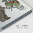 thumbnail image 4 of Bear and Christmas Wheelbarrow- Gallery Wrapped Canvas, 4 of 9