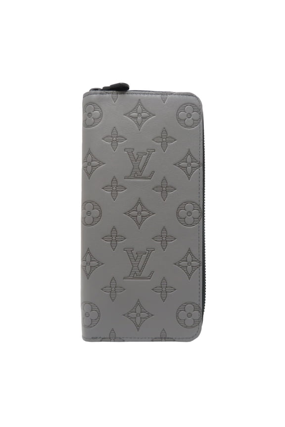 Pre-Owned Louis Vuitton Zippy Wallet Vertical Men's Long M81384 (Discontinued) Monogram Shadow...