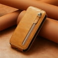thumbnail image 5 of Zipper Wallet Case for Samsung Galaxy A14 5G with Card Holder Slot, PU Leather Adjustable Kickstand Flip Handbag Phone Cover for Samsung Galaxy A14 5G SDLL Orange, 5 of 14