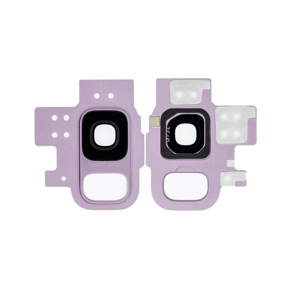 Replacement Back Camera Lens With Bracket / Bezel Compatible For Samsung Galaxy S9 (Purple)