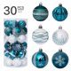 thumbnail image 1 of 30Pcs Bola de árbol de Navidad 6cm Adorno de árbol de Navidad Adorno de bola de plástico colgante FleinngHoz JD703498136, 1 of 4