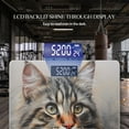 thumbnail image 3 of High Precision Body Weight Scale Smart Bathroom Scales with Large LCD Display(400lbs),Decorative for Bedroom-Majestic Maine Coon Cat With Long Lowing Brown Fur, 3 of 4
