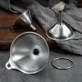 thumbnail image 6 of Stainless Steel Funnels for Pouring Liquid Ingredients, Sturdy, Splash - Preventing and Easy to Clean, 6 of 9