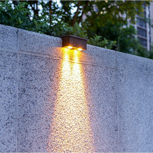Xihbxyly Luces Solares para Jardín, Decoración Led para Exteriores, Impermeables Ip65, con Energía Solar, Luz Blanca Cálida, Fácil Instalación, Ideales para Jardines, Patios, Escaleras y Paredes, Tam