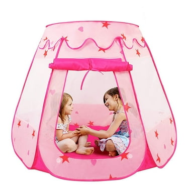 Kids Play Tent Pop Up Tent for Girls Princess Princess Castle Large Playhouse Indoor Outdoor Foldable popup Dream CastleTent Gift for 5 6 7 8 Girls