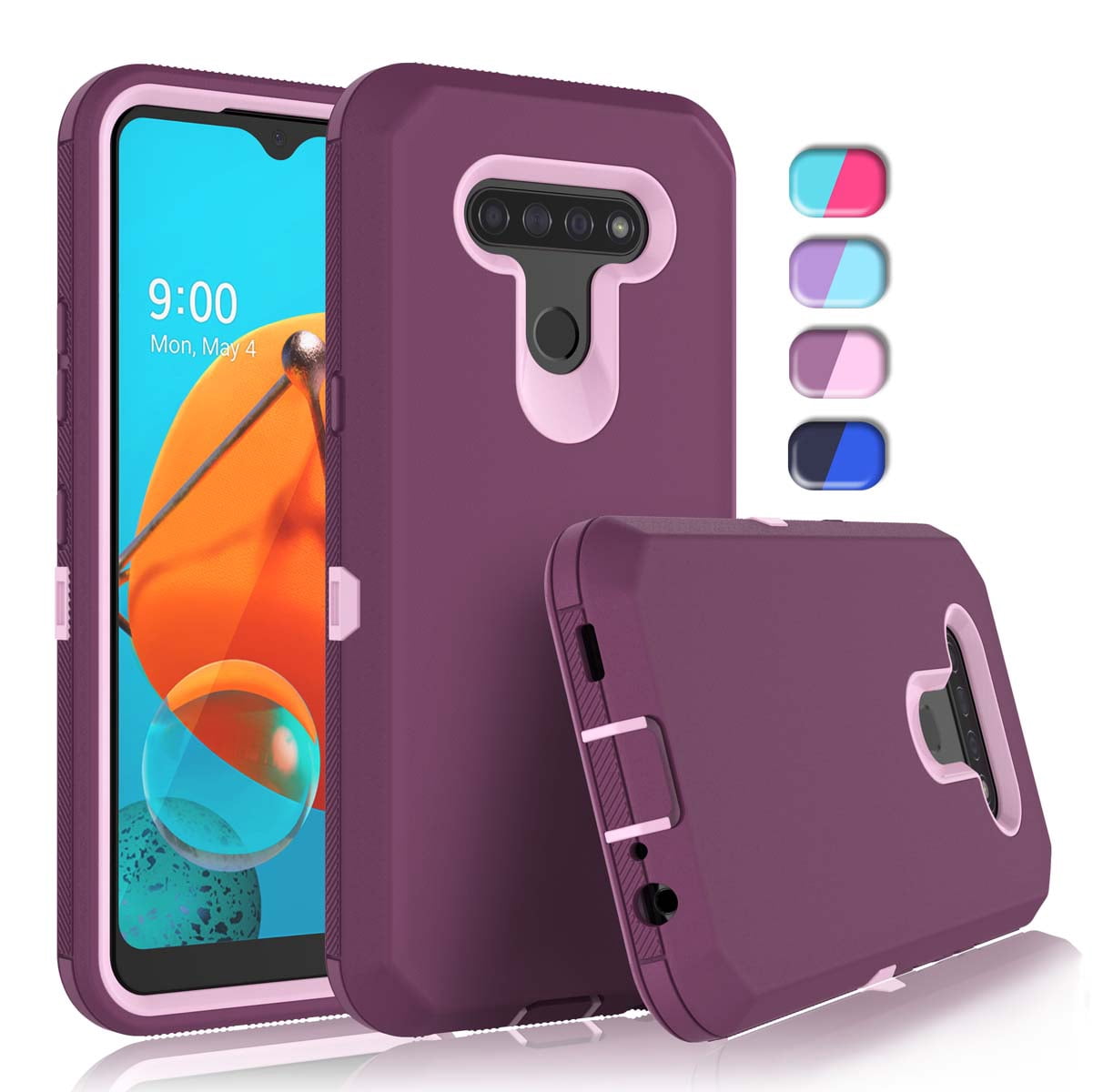 Tekcoo LG K51/Q51 Cases, Sturdy Phone Case for LG Reflect 6.5