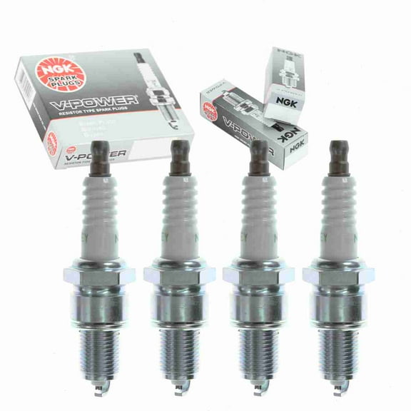 4 pc NGK V-Power Spark Plugs compatible with Toyota Tercel 1.5L L4 1981-1994