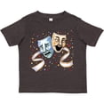 thumbnail image 3 of Inktastic Tragedy and Comedy Stage Masks Boys or Girls Toddler T-Shirt, 3 of 5