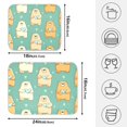 thumbnail image 4 of Bear Heart Pattern Drying Dish Mat Quick Drying Absorbent Soft Durable for Kitchen 18" x 24", 4 of 10