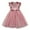 Pink, variant on Wdgfv Toddler Girls Flutter Sleeve Embroidery Bowknot Dress Summer Casual Party Tutu Dress for Kids Playground Beach Wedding Hot Pink 6-12 Months